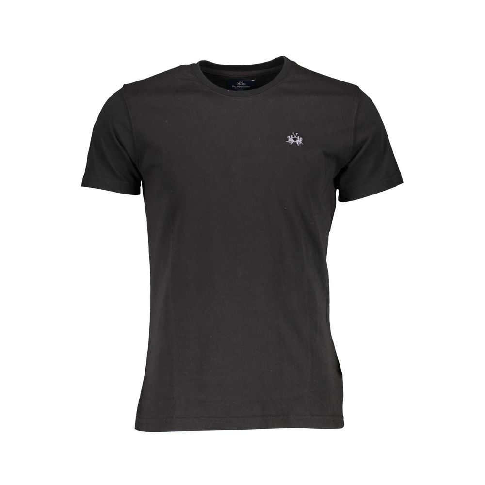 Tricou elegant cu mânecă scurtă și guler rotund La Martina