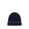 Brunello Cucinelli Blue Cashmere Beanie