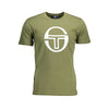 Sergio Tacchini Green Cotton Men T-Shirt