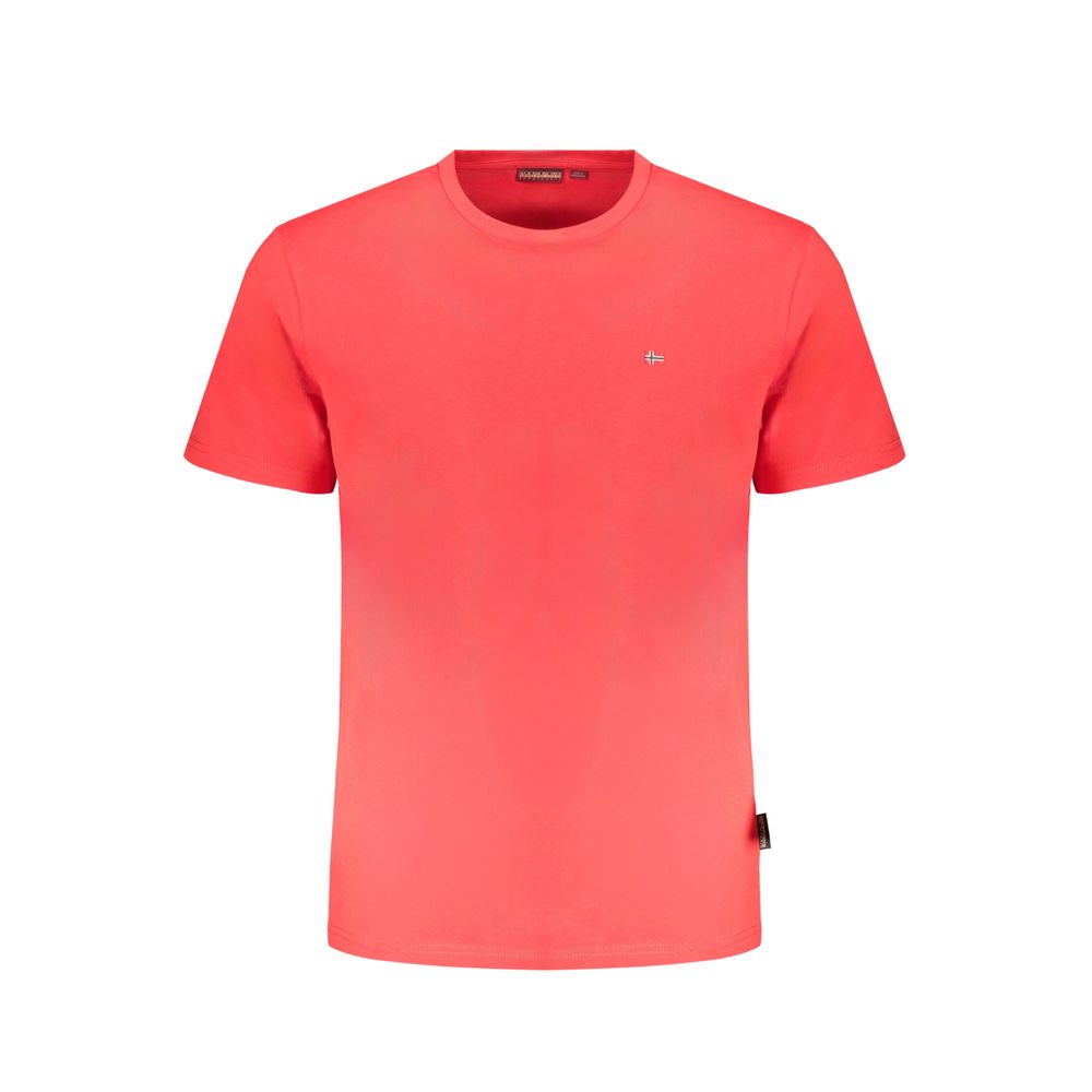 Tricou Napapijri roșu din bumbac