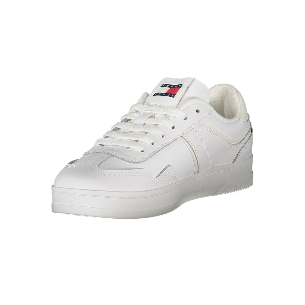 Pantofi sport Tommy Hilfiger din polietilenă albă pentru femei