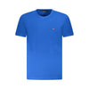Napapijri Blue Cotton Men T-Shirt