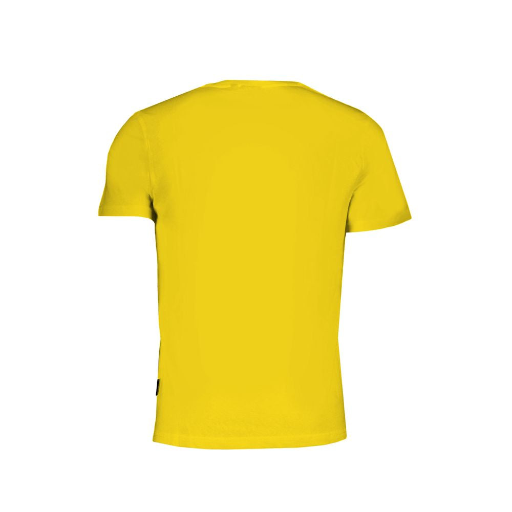 Tricou Napapijri galben din bumbac