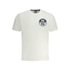 Tricou North Sails alb din bumbac pentru bărbați