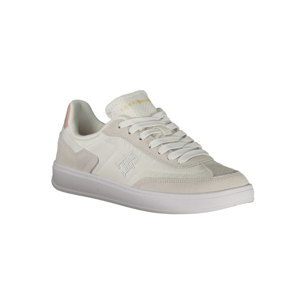 Pantofi sport Tommy Hilfiger din polietilenă albă pentru femei