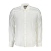 North Sails White Linen Men Shirt
