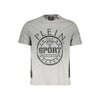 Plein Sport Brown Cotton Men T-Shirt