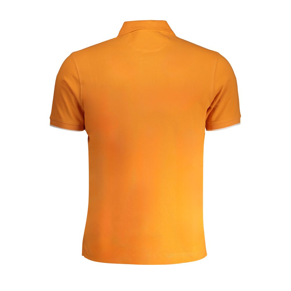 Tricou polo din bumbac portocaliu La Martina