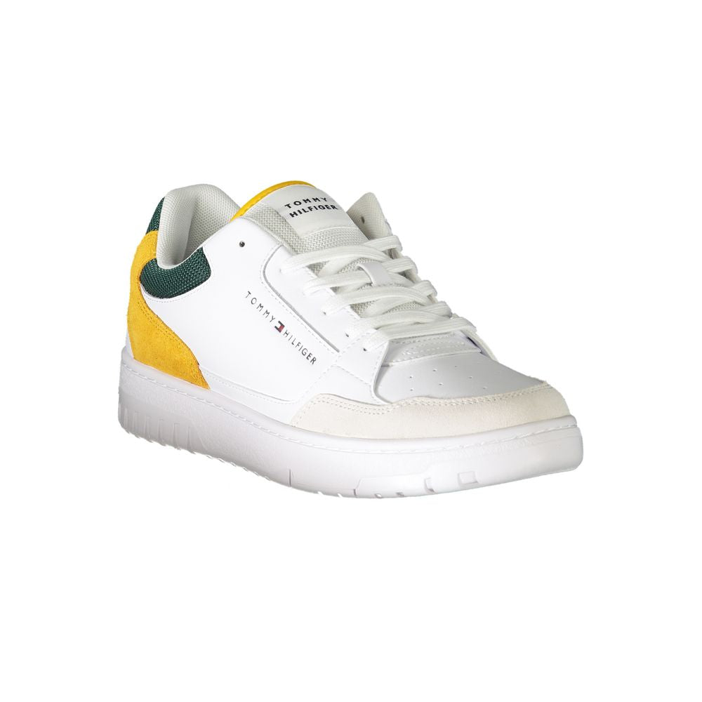 Pantofi sport Tommy Hilfiger din polietilenă albă pentru bărbați