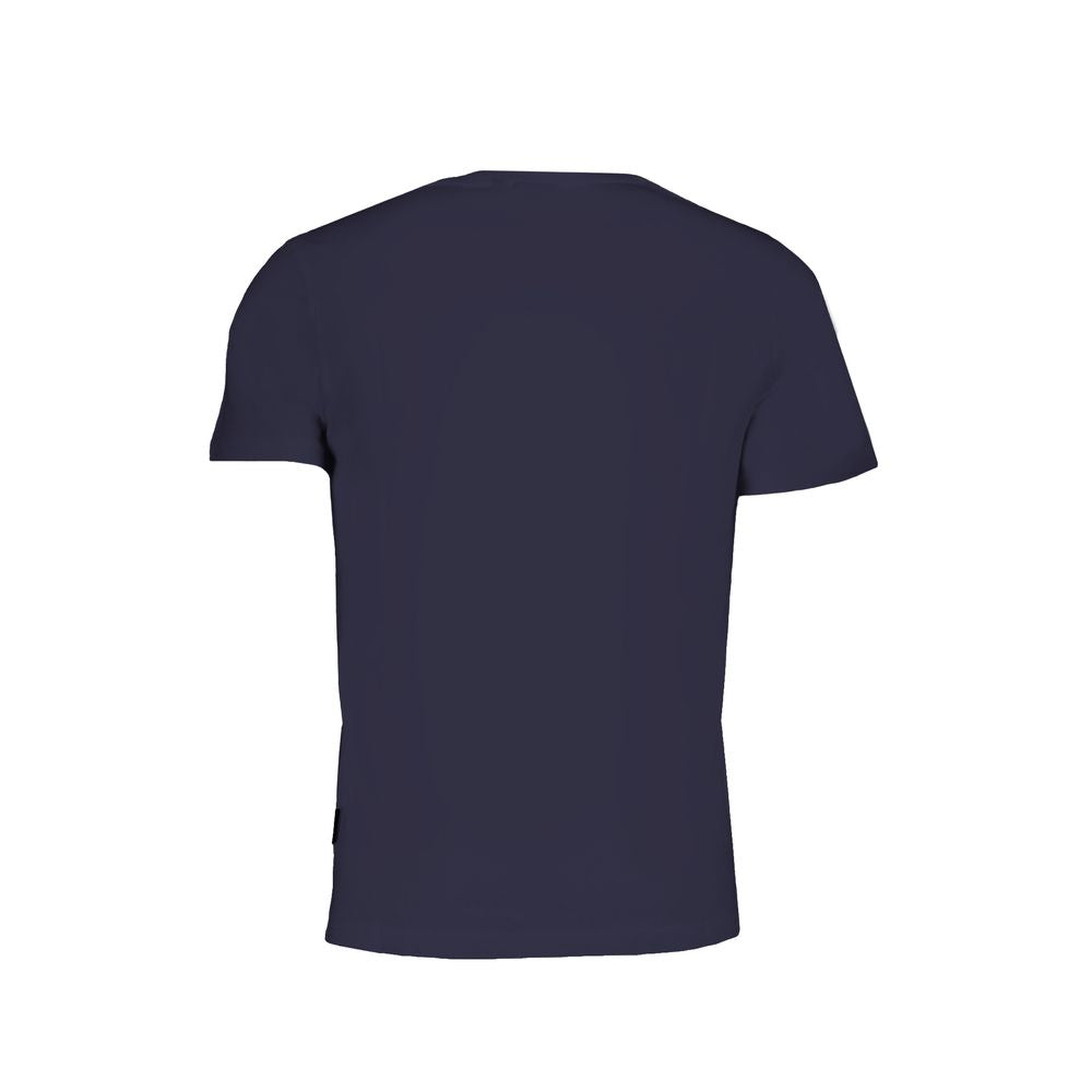 Tricou Napapijri albastru din bumbac