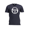 Sergio Tacchini Blue Cotton Men T-Shirt
