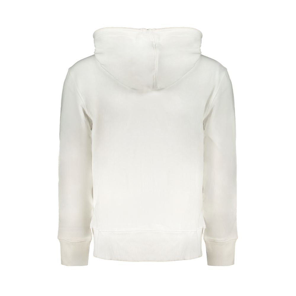 Calvin Klein White Cotton Men's Hooded Sweater