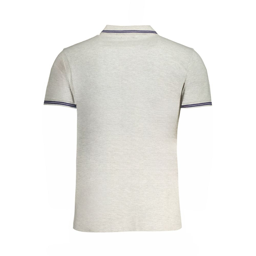 Tricou polo pentru bărbați Cavalli Class maro din bumbac