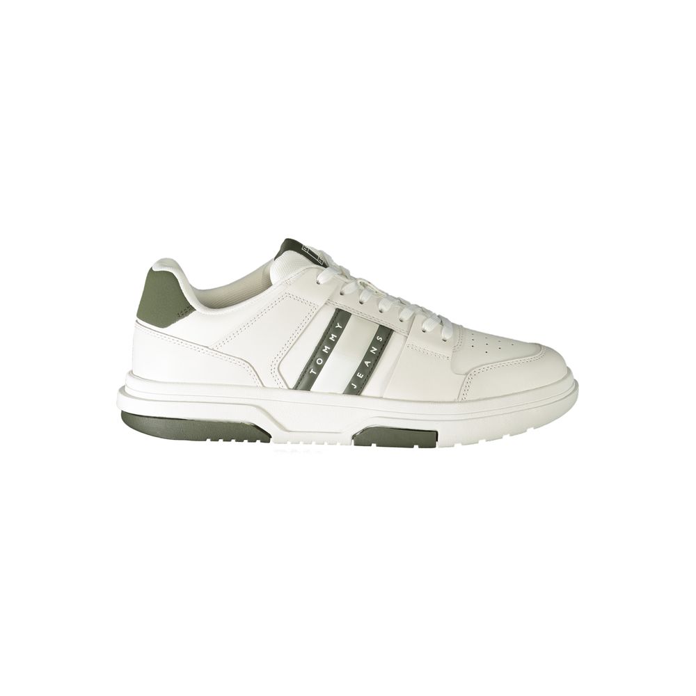 Pantofi sport Tommy Hilfiger din polietilenă albă pentru bărbați