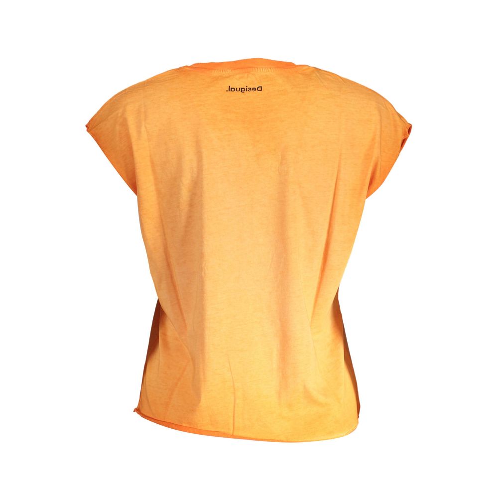 Desigual Orange Cotton Women T-Shirt