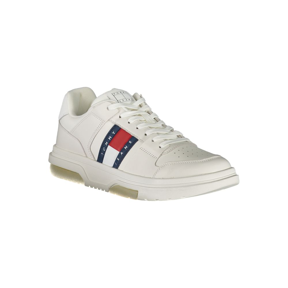 Pantofi sport Tommy Hilfiger din polietilenă albă pentru bărbați