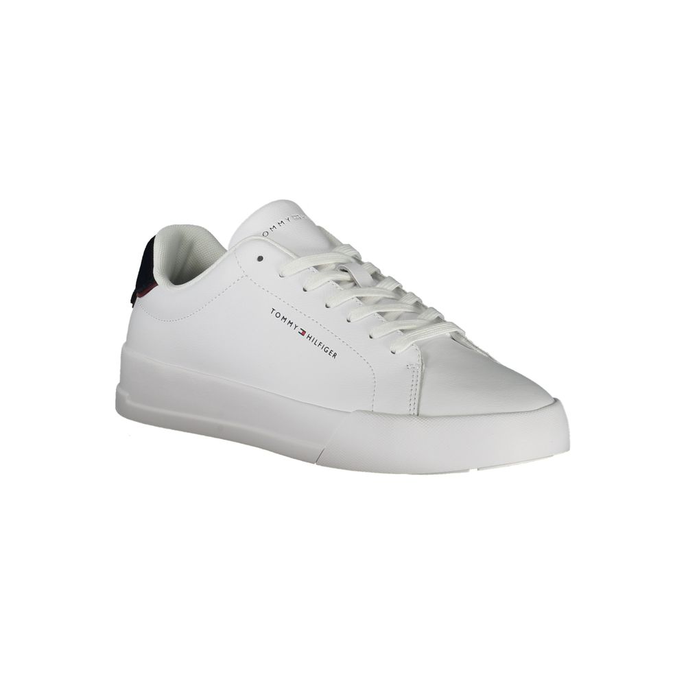 Pantofi sport Tommy Hilfiger din polietilenă albă pentru bărbați