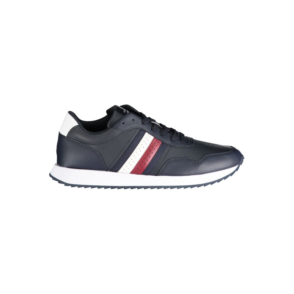 Pantofi sport Tommy Hilfiger albaștri din poliester