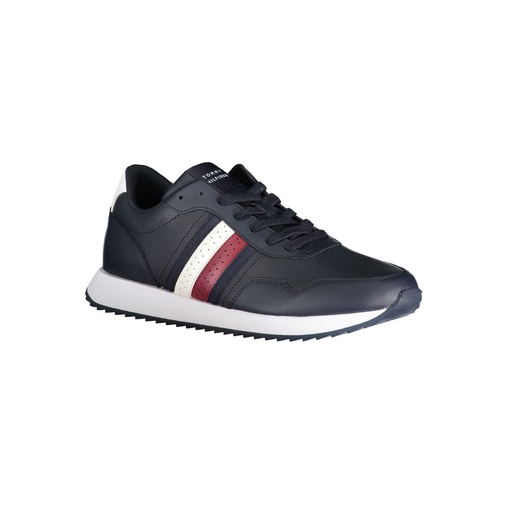 Pantofi sport Tommy Hilfiger albaștri din poliester