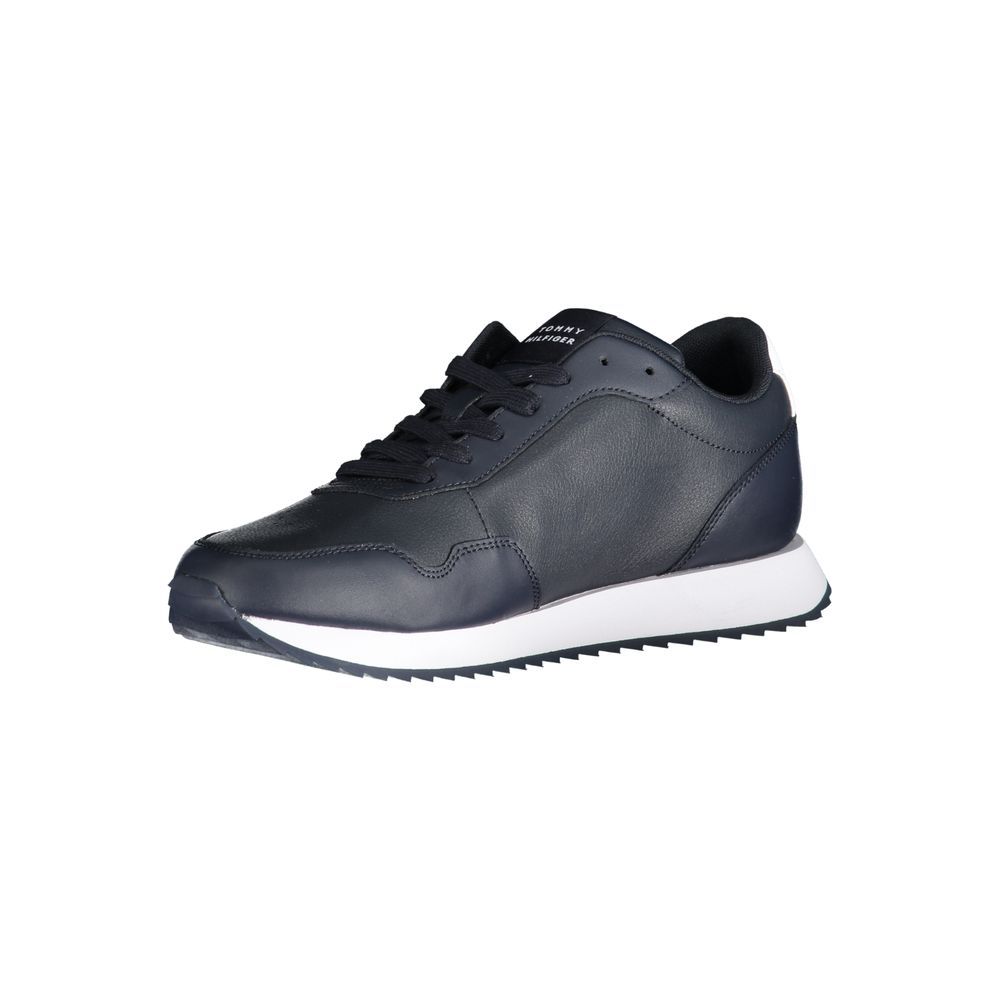 Pantofi sport Tommy Hilfiger albaștri din poliester