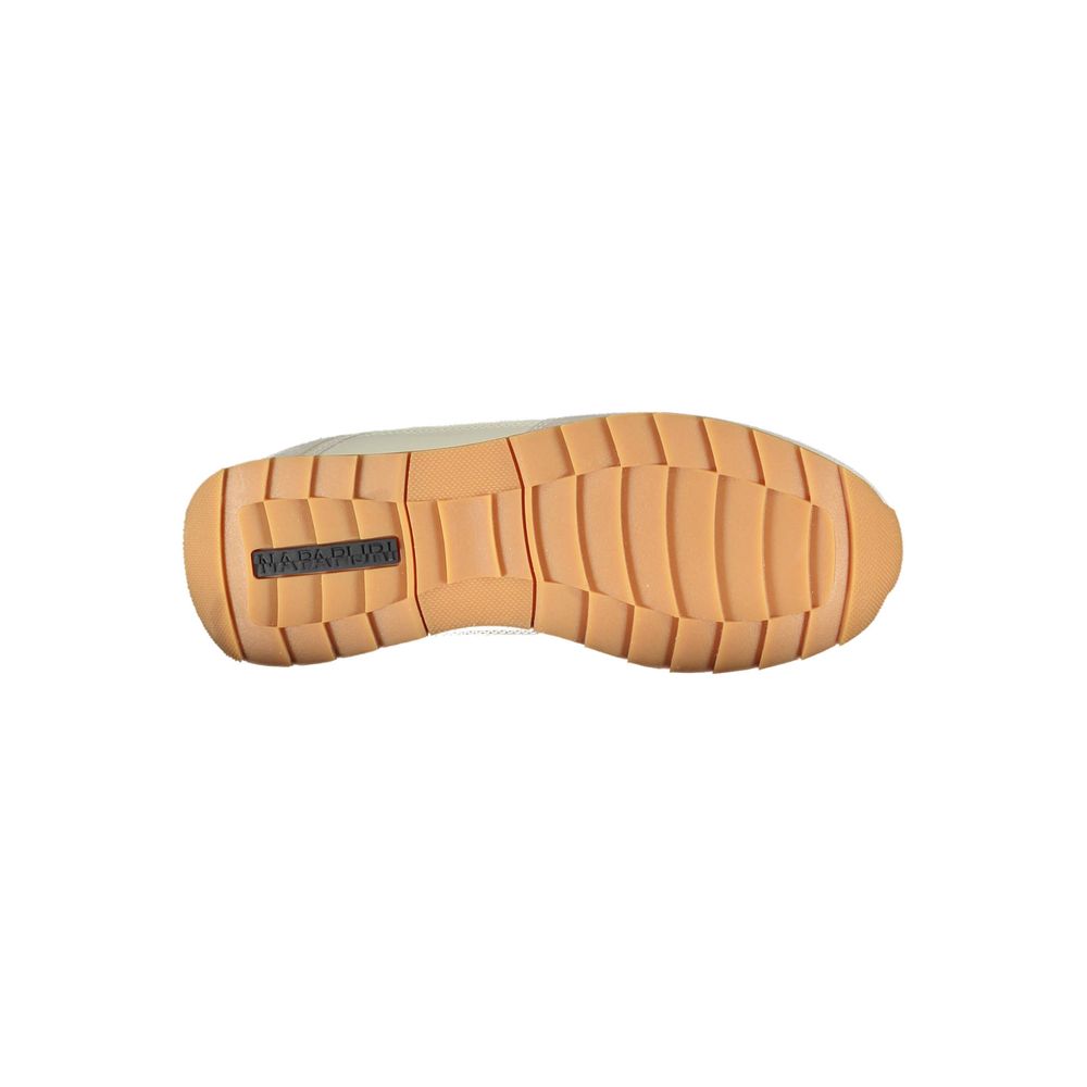 Napapijri White Leather Men Sneaker