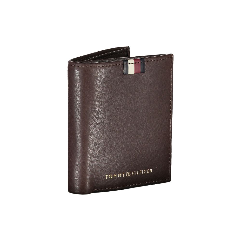 Portofel din piele maro Tommy Hilfiger