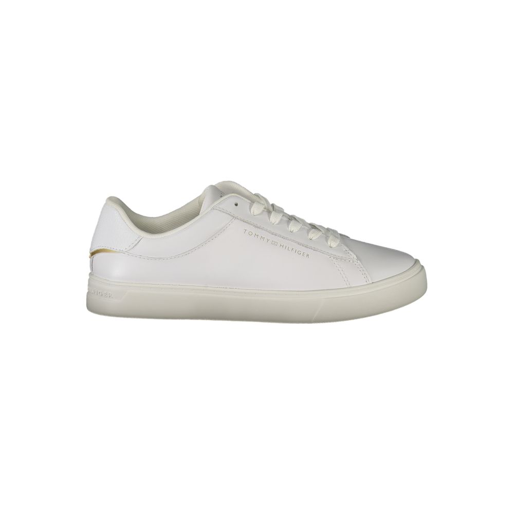 Pantofi sport Tommy Hilfiger din polietilenă albă pentru femei
