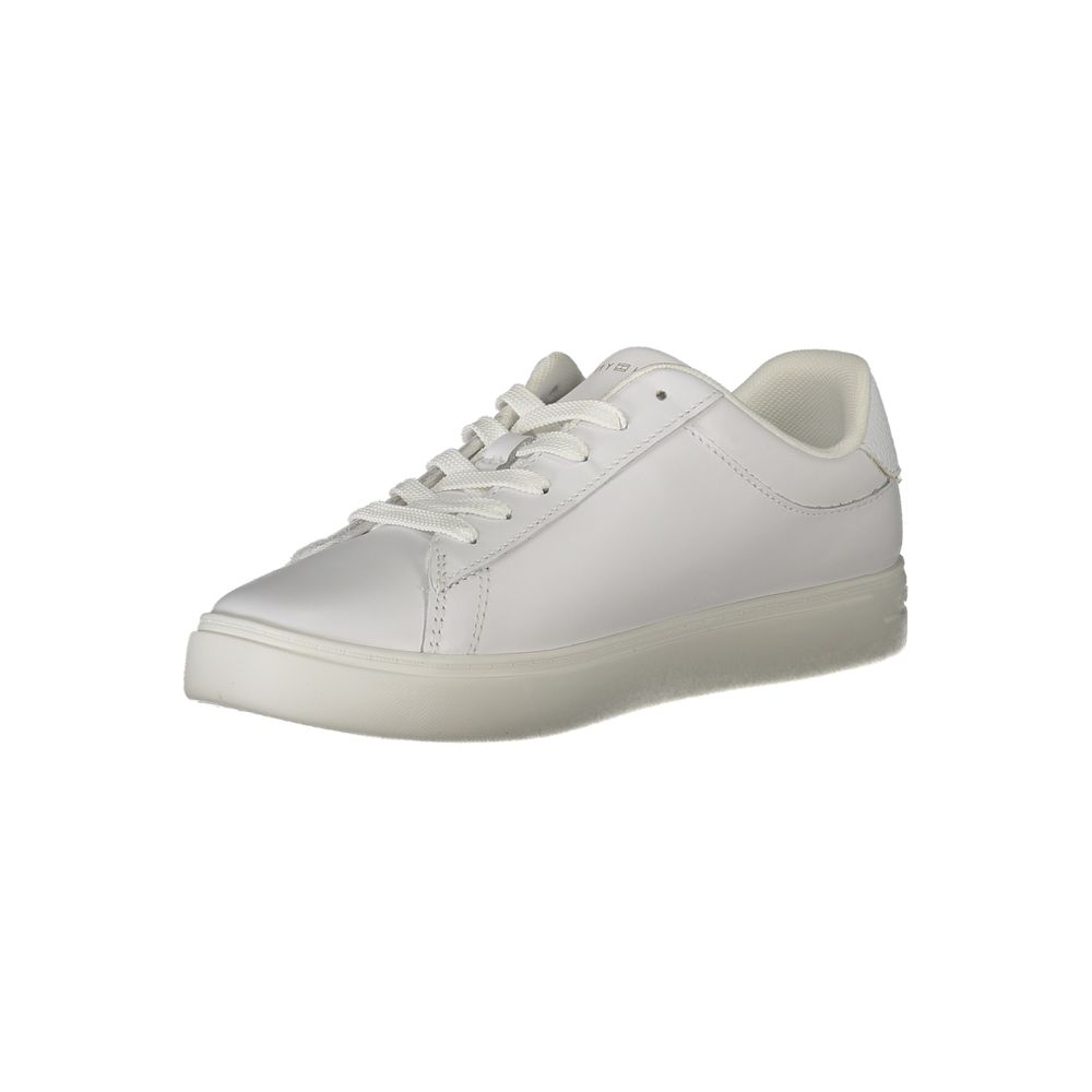 Pantofi sport Tommy Hilfiger din polietilenă albă pentru femei