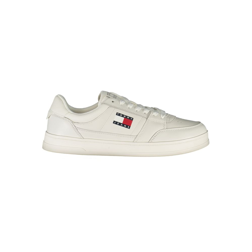 Pantofi sport Tommy Hilfiger din piele albă pentru bărbați
