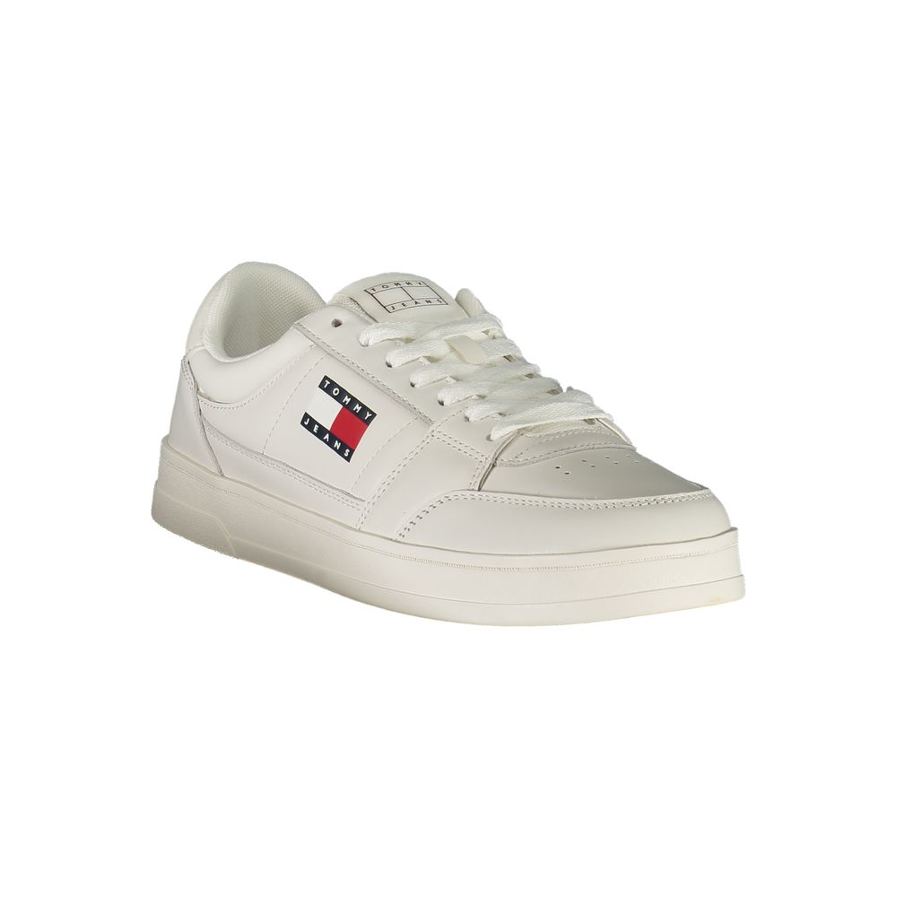 Pantofi sport Tommy Hilfiger din piele albă pentru bărbați