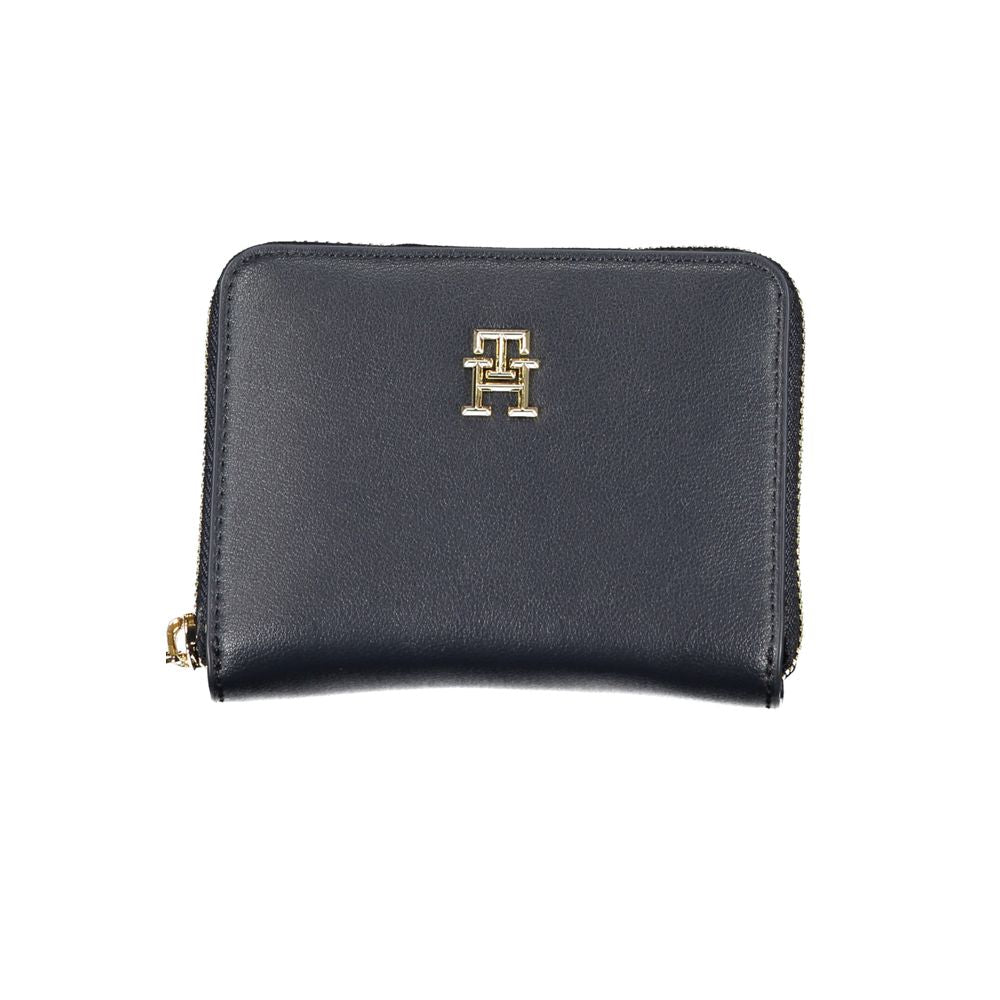 Portofel Tommy Hilfiger albastru din poliester