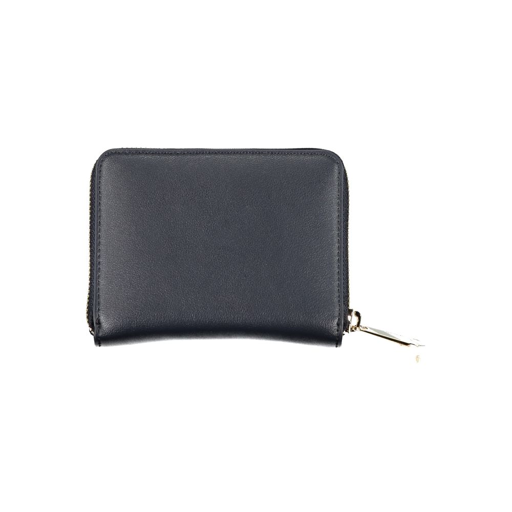 Portofel Tommy Hilfiger albastru din poliester
