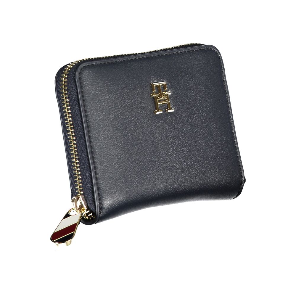 Portofel Tommy Hilfiger albastru din poliester