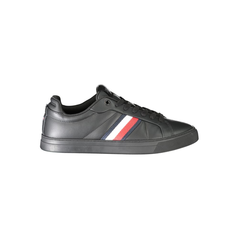 Pantofi sport Tommy Hilfiger negri din piele pentru bărbați