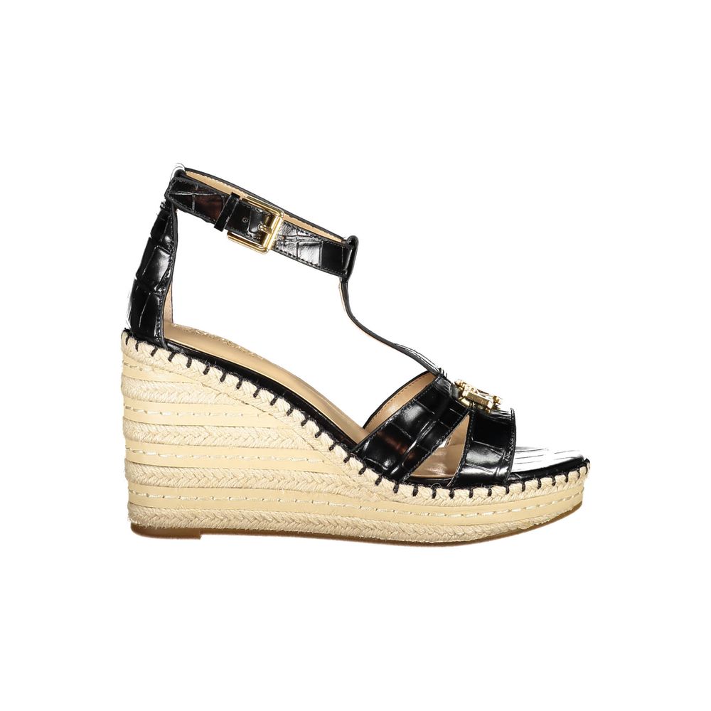 Sandale Ralph Lauren negre din poliester