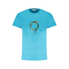 Trussardi Light Blue Cotton Men TShirt