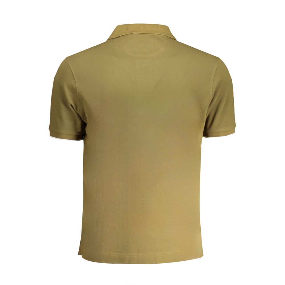 Tricou polo din bumbac verde La Martina