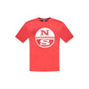 Tricou North Sails roșu din bumbac pentru bărbați