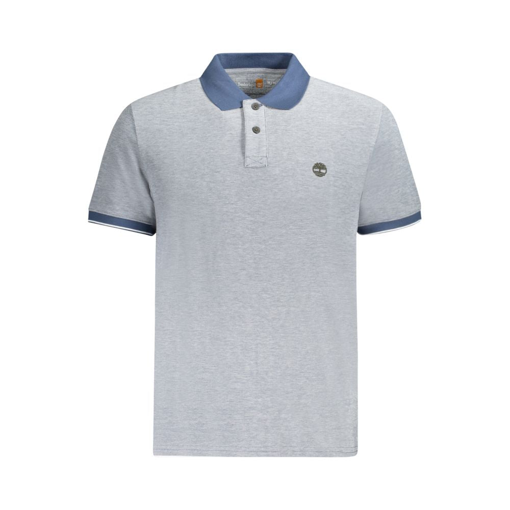 Tricou polo Timberland albastru din bumbac