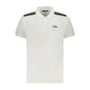 Tricou polo pentru bărbați Cavalli Class din bumbac alb