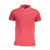 Tricou polo bărbătesc din bumbac roșu, Norvegia 1963