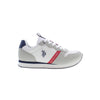 U.S. POLO ASSN. White Polyester Men Sneaker