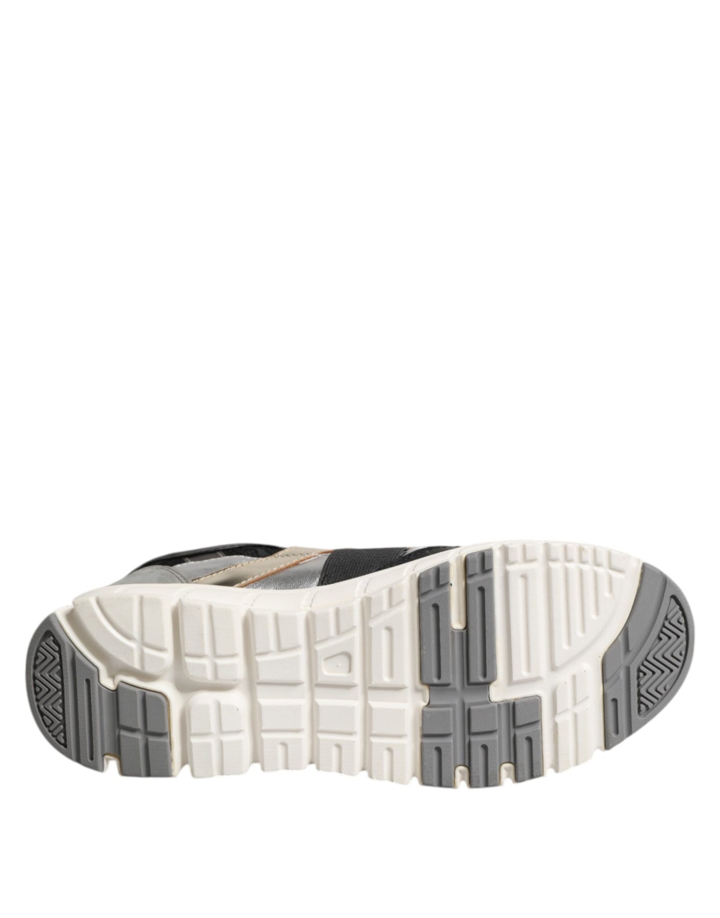 Dolce & Gabbana Multicolor Leather Suede Low Top Sneaker Shoes