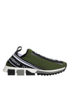 Dolce & Gabbana Green Black Slip On Sorrento Sneakers Shoes