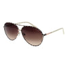 Guess Cream Metal Sunglasses