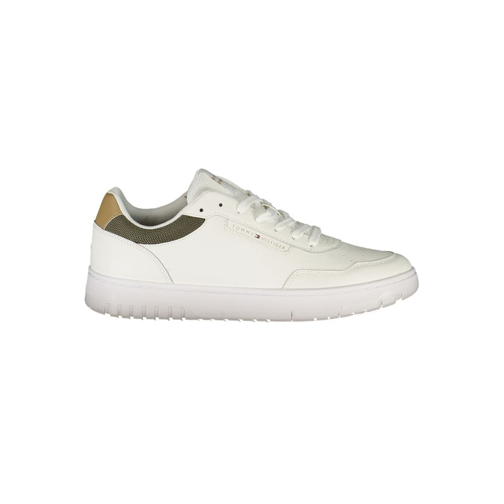Pantofi sport Tommy Hilfiger din piele albă pentru bărbați