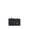 Valentino Garavani Black Calf Leather Bos Taurus Wallet