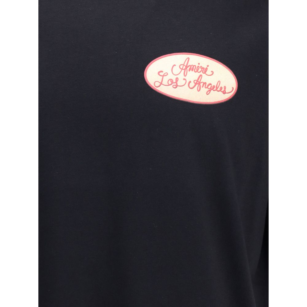 Amiri Black Cotton T-Shirt