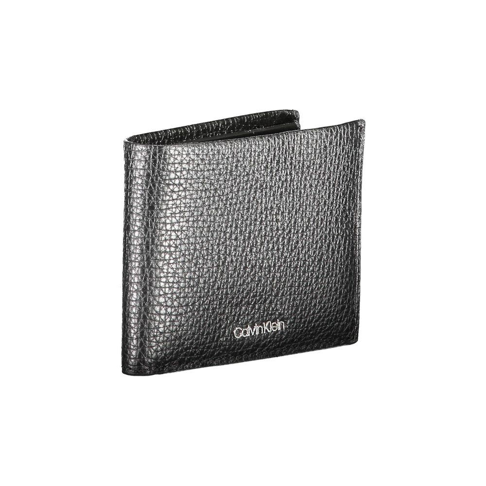 Portofel din piele neagră Calvin Klein