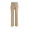 Fendi Brown Cotton Casual Pants